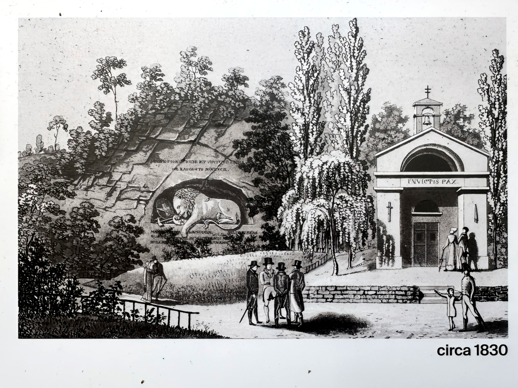 卢塞恩（二）：“世界上最悲伤的石头”系列明信片