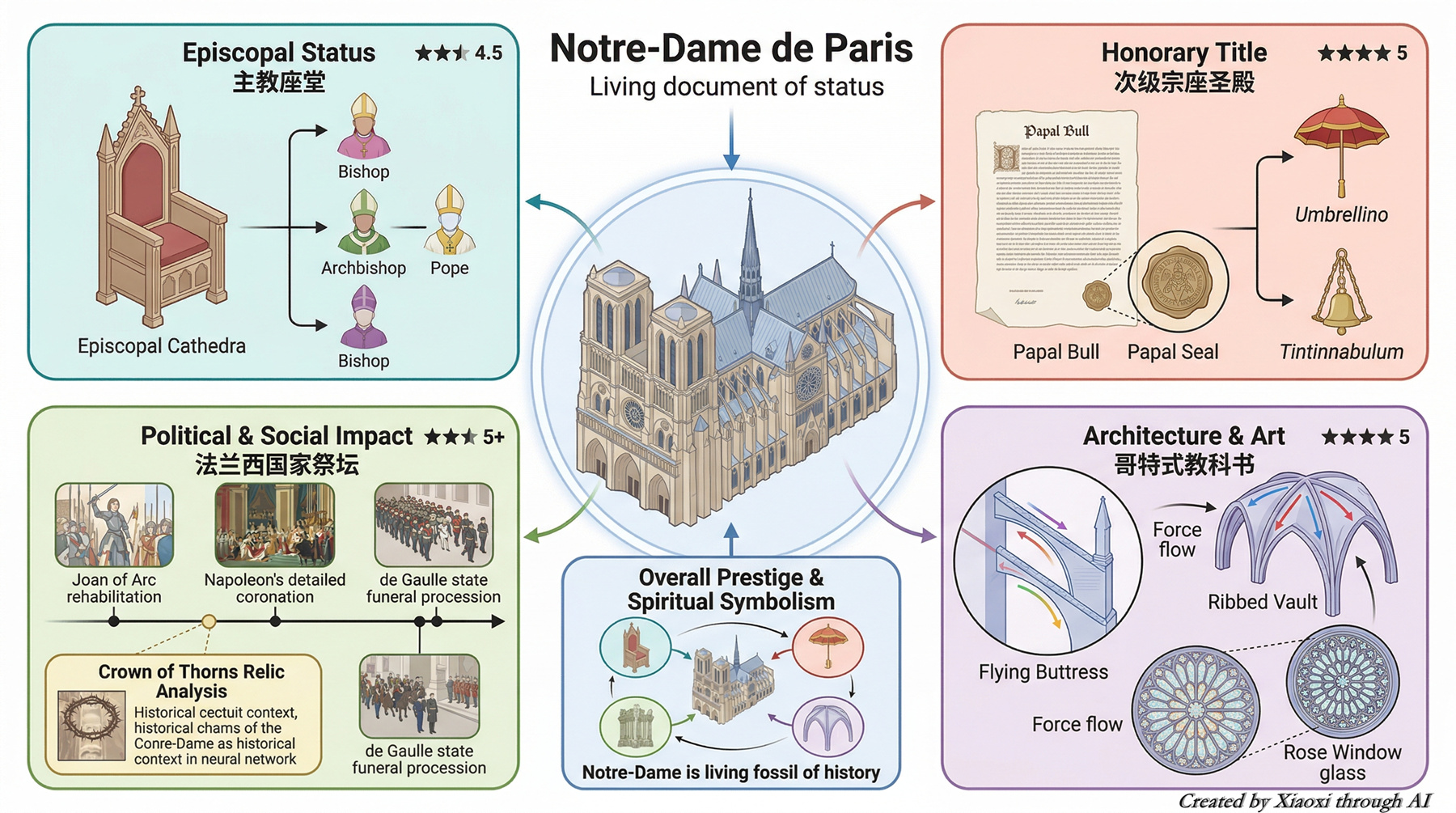 巴黎圣母院的地位和特点